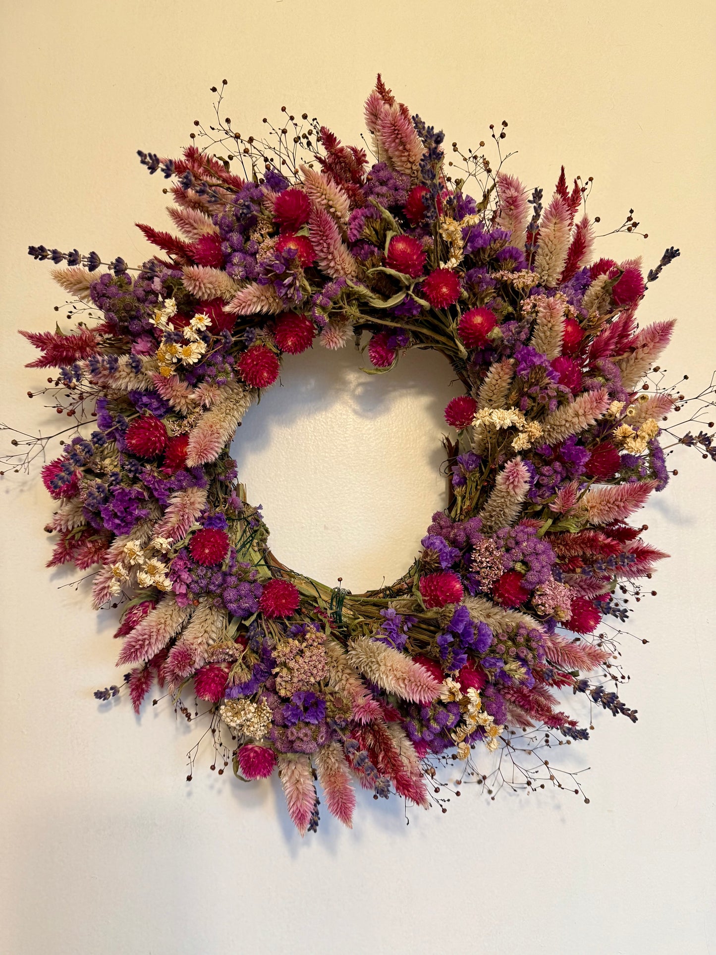 Spring Time Dried Floral Wreath