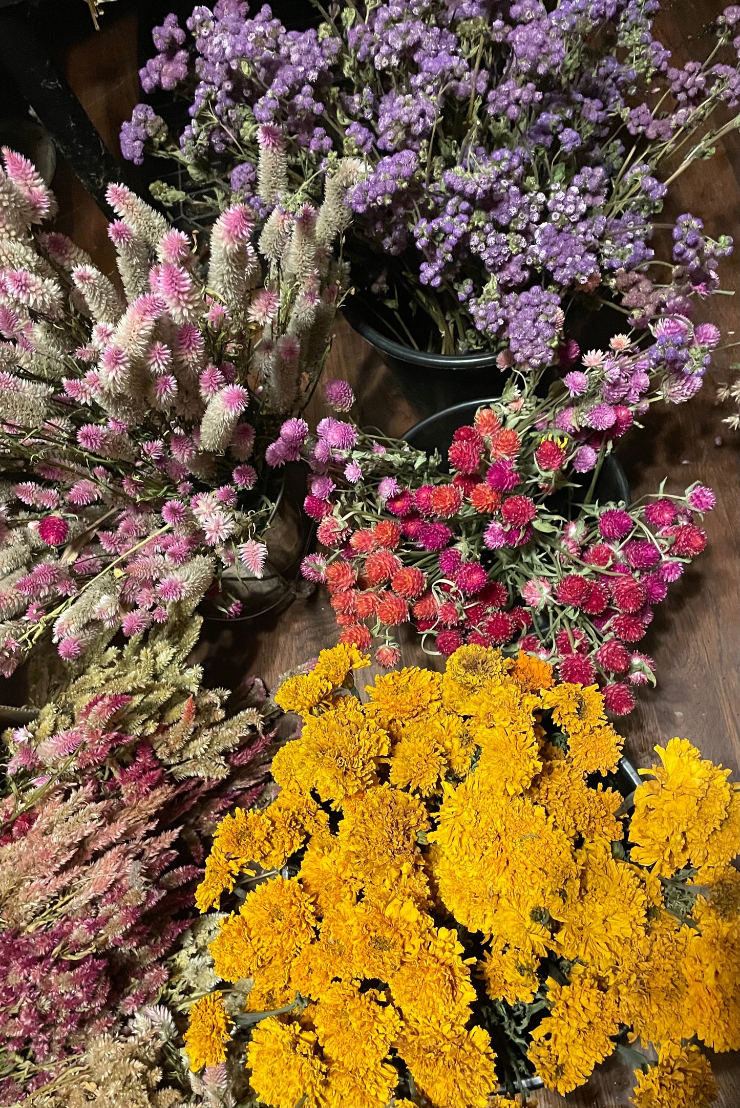 Dried Flower Bunches